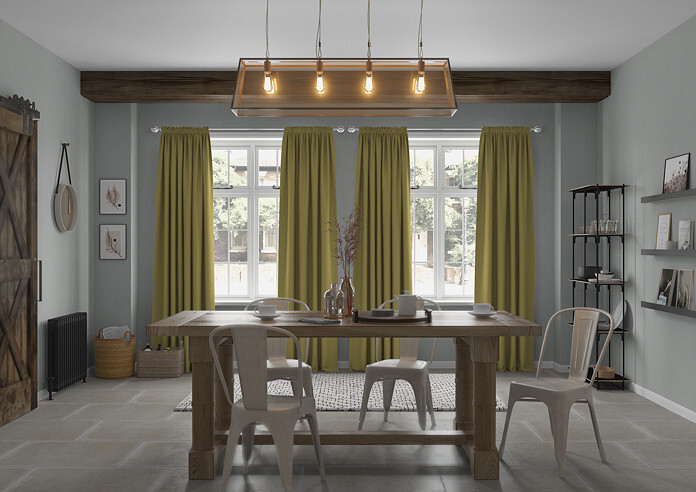 Faux Suede, Olive - Made to Measure Curtains - Image 5